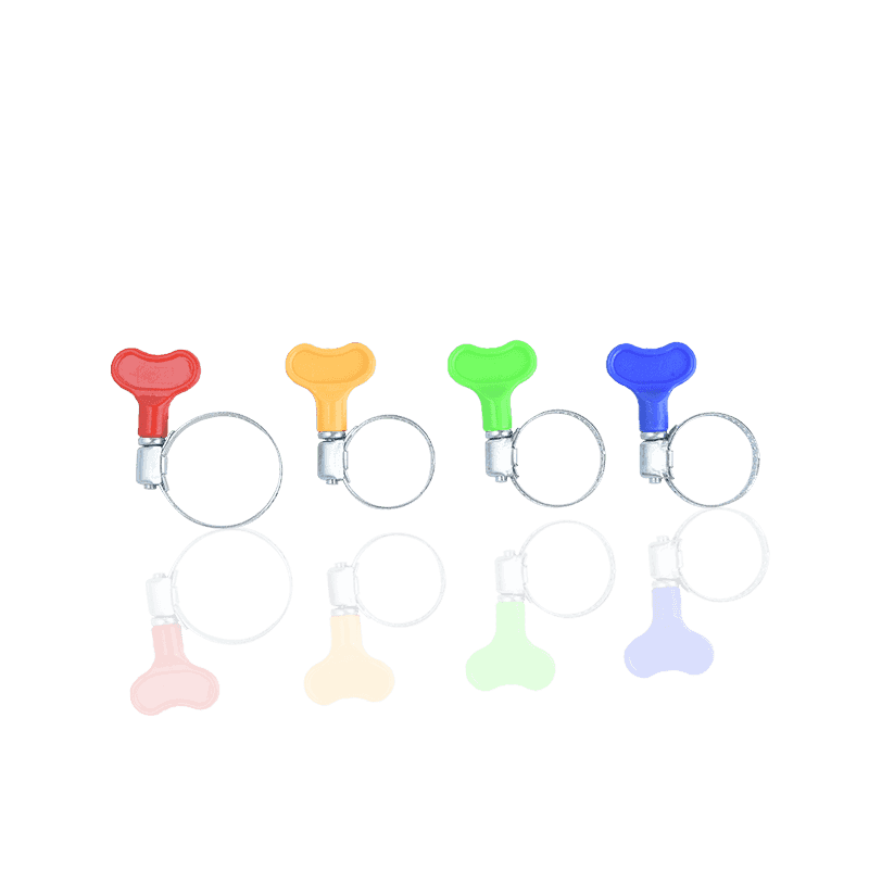 アメリカンタイプのプラスチックハンドルホースクランプ